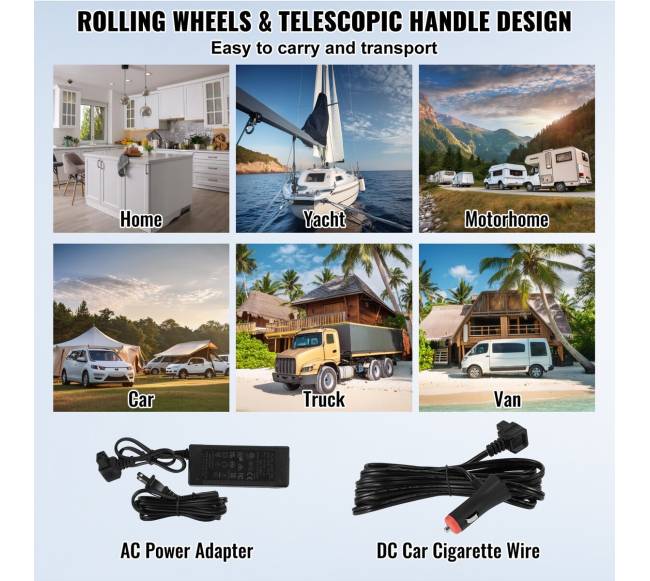 Nešiojamas automobilio šaldiklis 58 L dvi zonos5