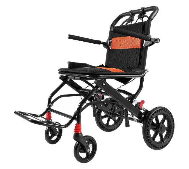 Aliuminio transporto vežimėlis sulankstomas0