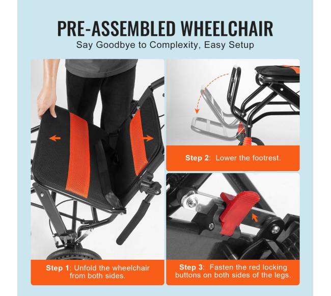 Aliuminio transporto vežimėlis sulankstomas5