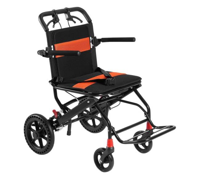 Aliuminio transporto vežimėlis sulankstomas8