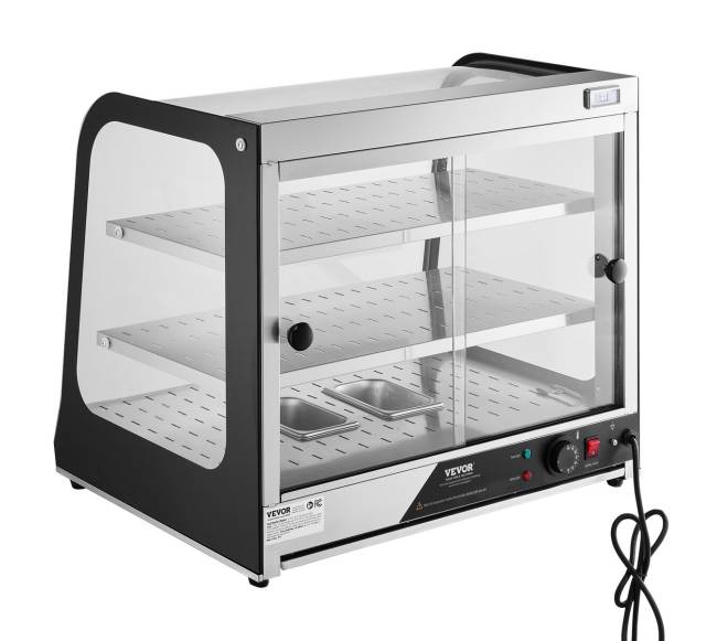 2 aukštų komercinis maisto šiltuvas su stovu8