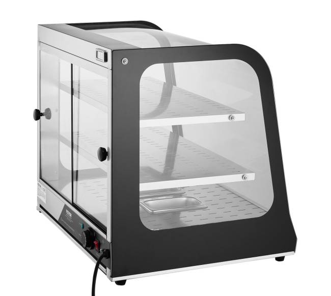 2 aukštų komercinis maisto šiltuvas su stovu10