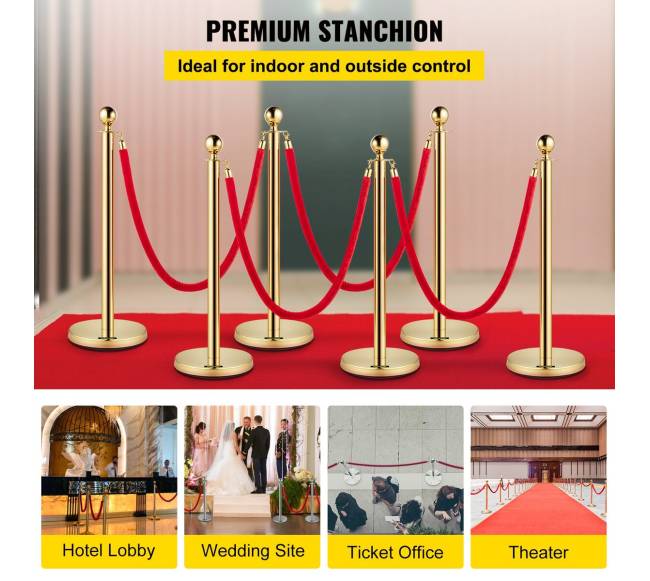 Nerūdijančio plieno apsauginiai stulpai su raudonomis juostomis1