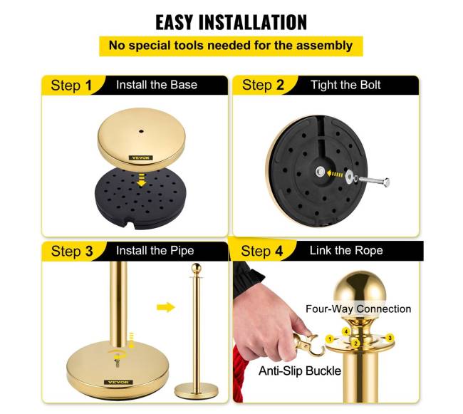 Nerūdijančio plieno apsauginiai stulpai su raudonomis juostomis5