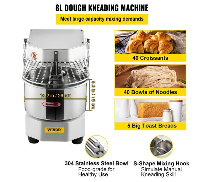 Spiralinis tešlos maišytuvas su 8 l dubeniu2