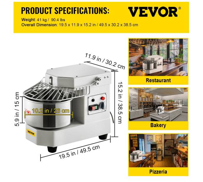 Spiralinis tešlos maišytuvas su 8 l dubeniu6