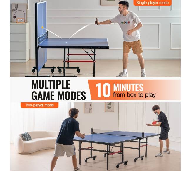 Sulankstomas pingpongo stalas su tinklu3