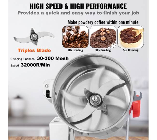 2500 g pramoninis prieskonių malūnėlis3