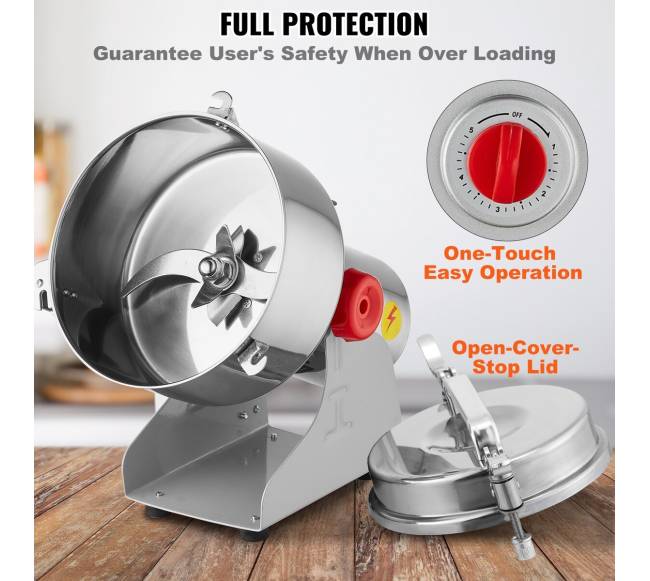 2500 g pramoninis prieskonių malūnėlis4