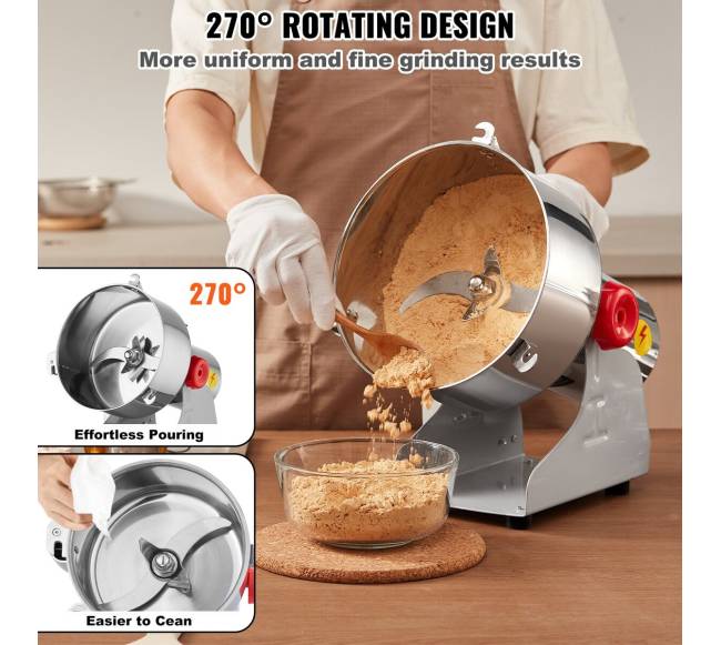 2500 g pramoninis prieskonių malūnėlis5