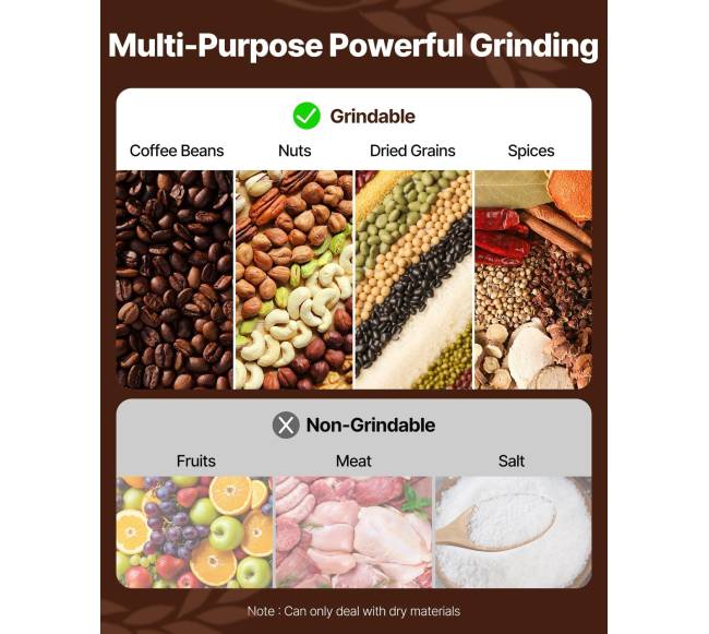 150g pramoninis prieskonių malūnas elektrinis grūdų malūnas1