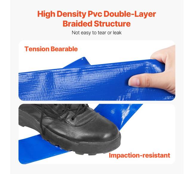 Baseino žarna 3 colių, 15.24 m su jungiamosiomis dalimis2