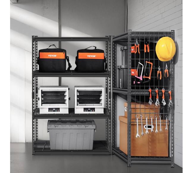 Reguliuojamos garažo lentynos 4 aukštų, 1089 kg7