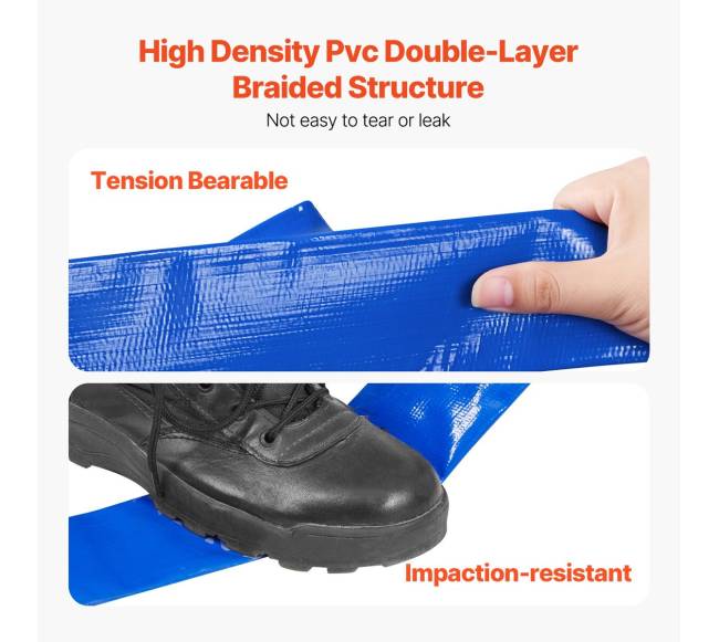 vandens žarnos šalinimo 1,5 colių x 15 m2