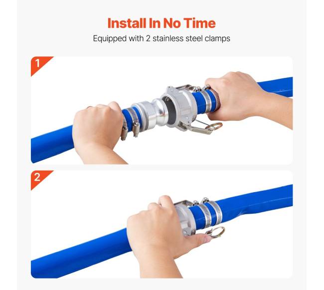 vandens žarnos šalinimo 1,5 colių x 15 m3