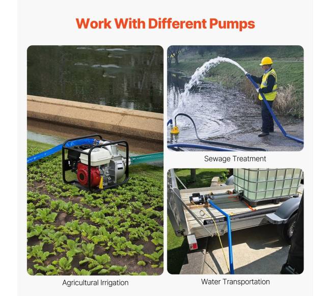 vandens žarnos šalinimo 1,5 colių x 15 m5