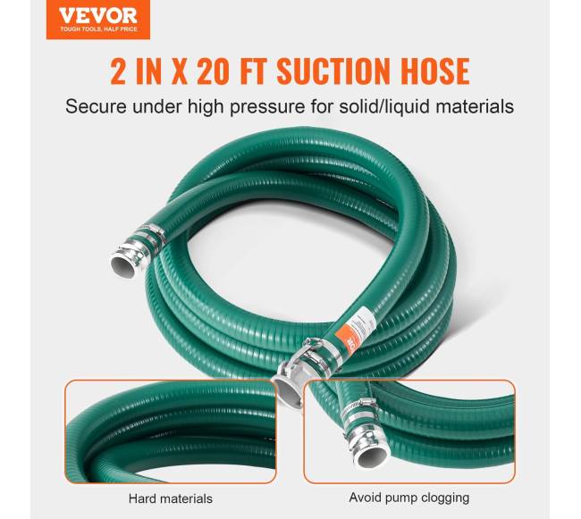 Žarna sujungimui, 2 colių x 6,10 m, žalia1