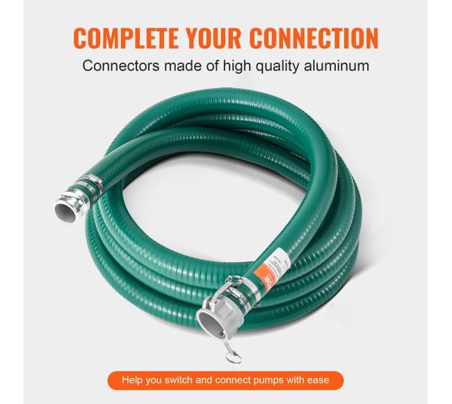 Žarna sujungimui, 2 colių x 6,10 m, žalia2