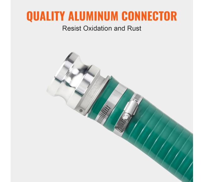 Žarna sujungimui, 2 colių x 6,10 m, žalia4