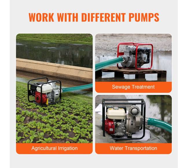 Žarna sujungimui, 2 colių x 6,10 m, žalia5