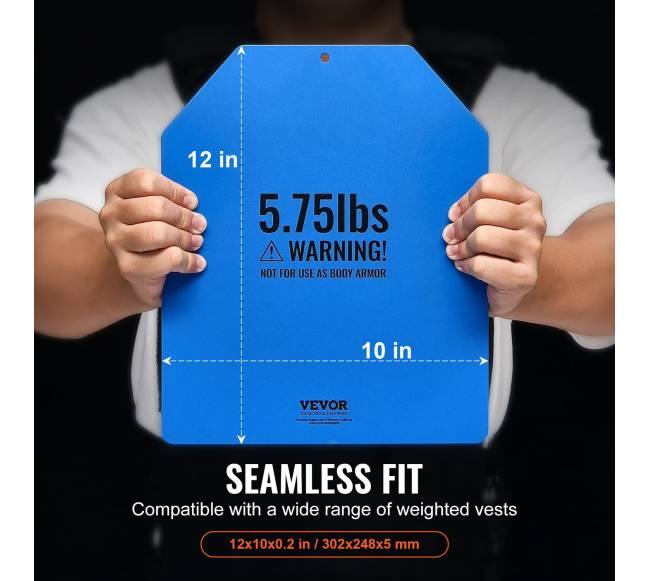 Svoriai liemenėms treniruotėms, 2x2.6 kg plokštės2