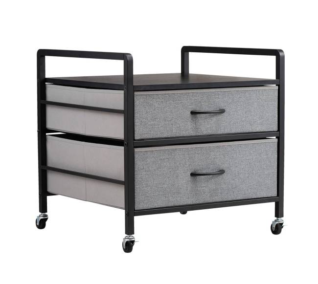 Mini šaldytuvo stovas su stalčiais0