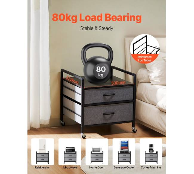 Mini šaldytuvo stovas su stalčiais1