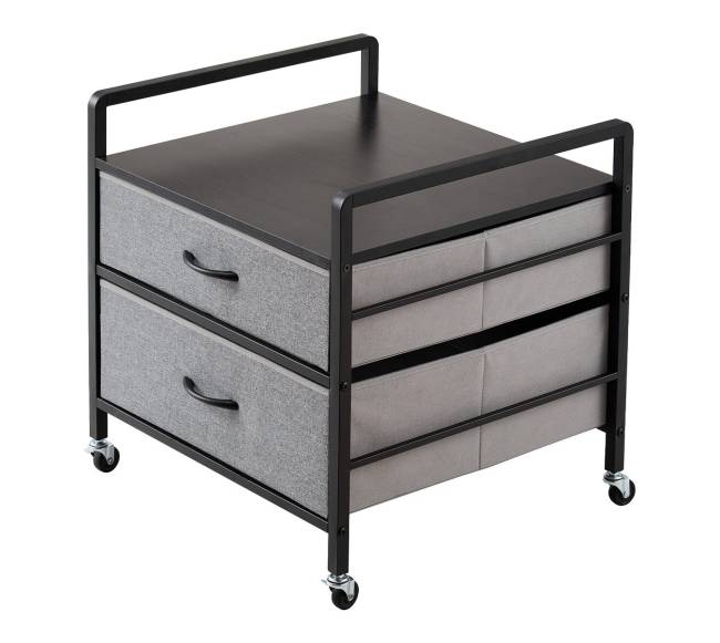 Mini šaldytuvo stovas su stalčiais8