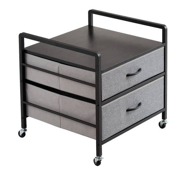 Mini šaldytuvo stovas su stalčiais9