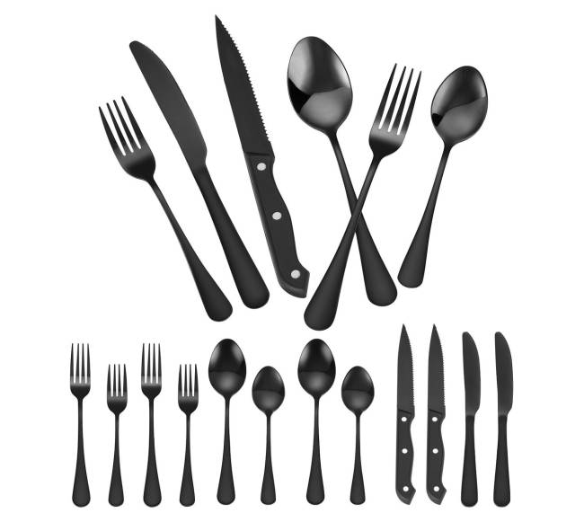 48 dalių nerūdijančio plieno stalo įrankių rinkinys 8 asmenims0