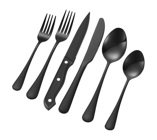 48 dalių nerūdijančio plieno stalo įrankių rinkinys 8 asmenims8