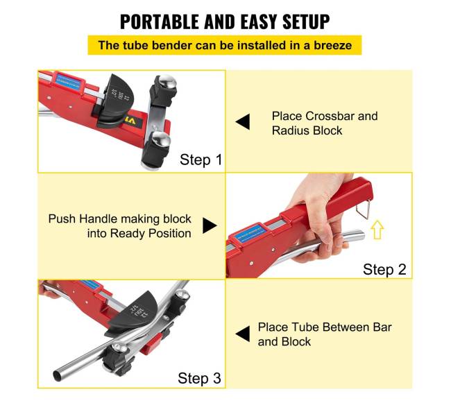 Vamzdžių lankstymo rinkinys su 7 galvutėmis5