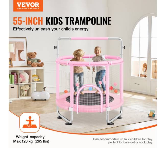 55 colių vaikų batutas su tinklu1