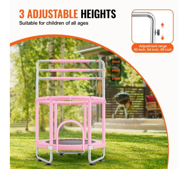 55 colių vaikų batutas su tinklu2