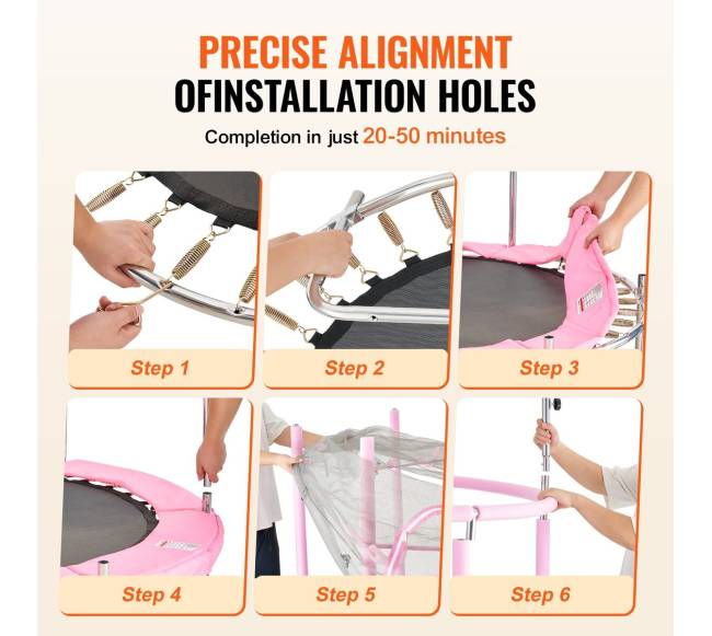 55 colių vaikų batutas su tinklu5