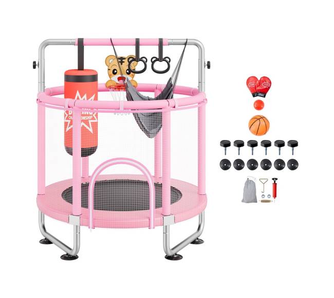 55 colių vaikų batutas su tinklu8