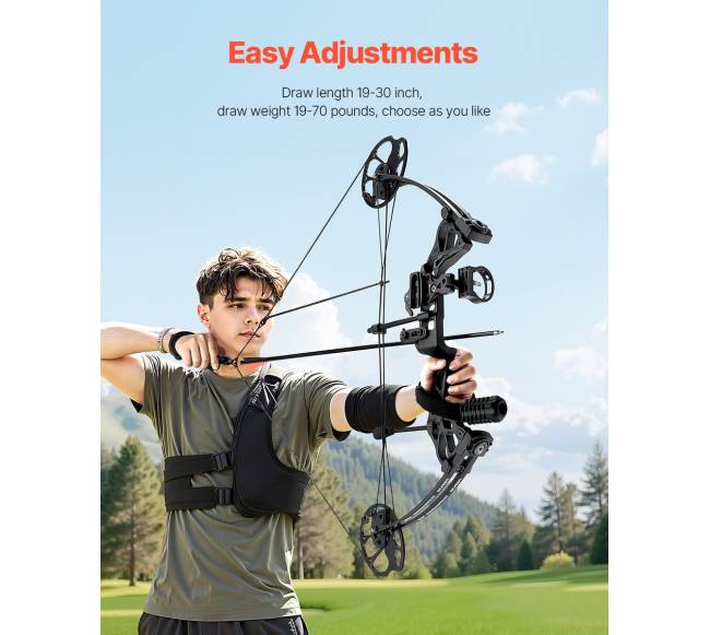 Komplektas lanko šaudymui 70 svarų rankinis3