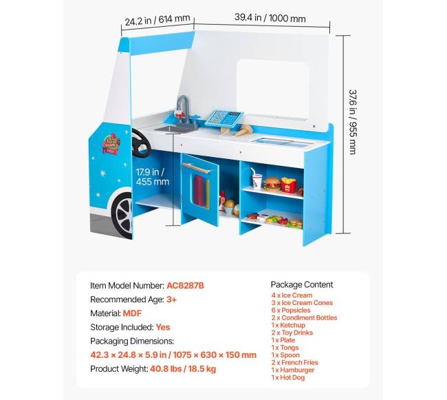 Medinis ledų sunkvežimio žaidimų rinkinys6