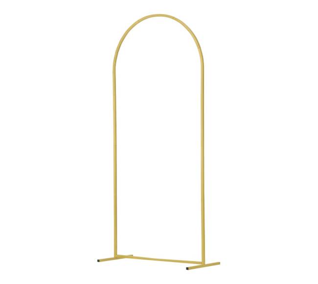 Metalinės arkos fonas su audiniu vestuvėms9