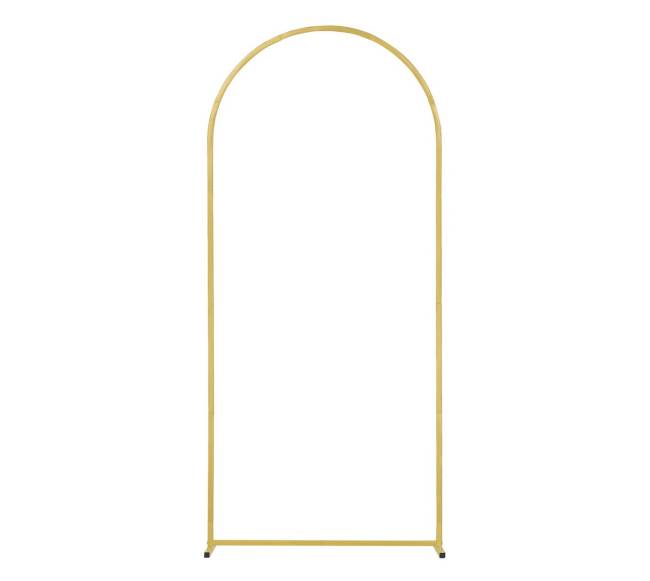 Metalinės arkos fonas su audiniu vestuvėms10