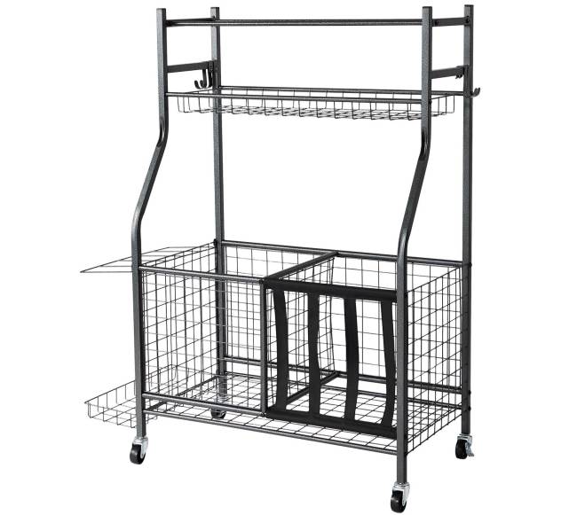 Organizatorius sporto įrangos laikymui garaže8