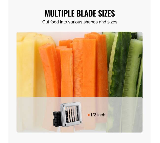 Nerūdijančio plieno bulvių pjaustyklė su peiliu2