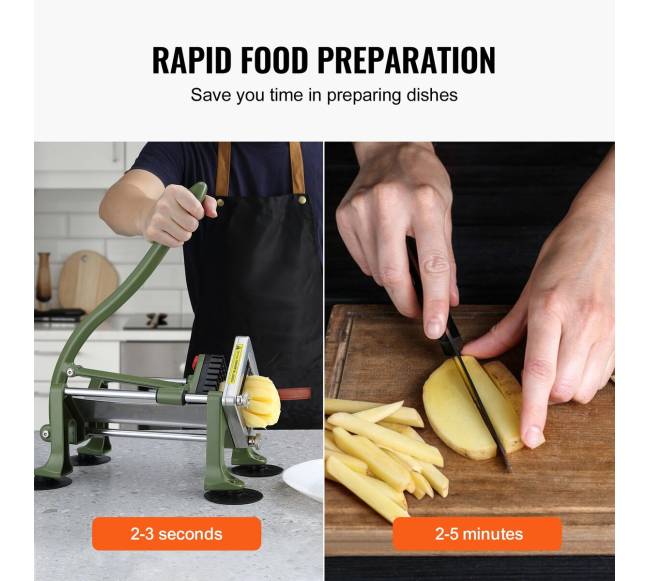 Nerūdijančio plieno bulvių pjaustyklė su peiliu3