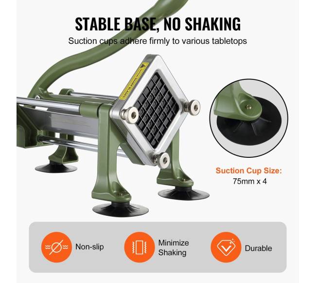 Nerūdijančio plieno bulvių pjaustyklė su peiliu4