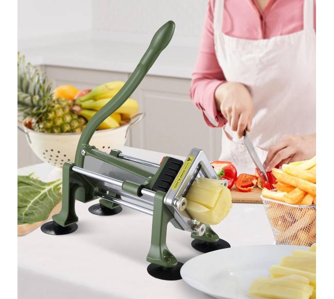 Nerūdijančio plieno bulvių pjaustyklė su peiliu7