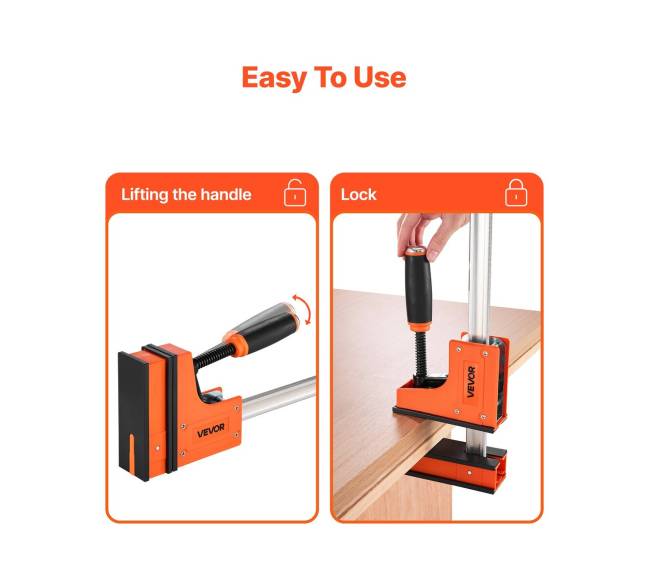 Medžio apdirbimo spaustuvai 2 vnt., 76 cm rinkinys4