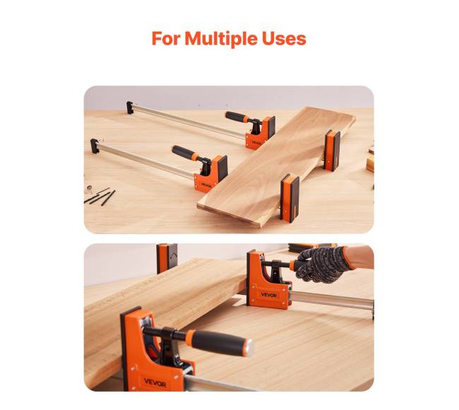 Medžio apdirbimo spaustuvai 2 vnt., 76 cm rinkinys5