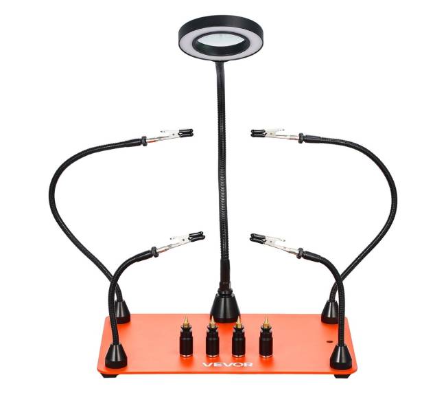 Magnetinė litavimo stotelė su LED lempa8