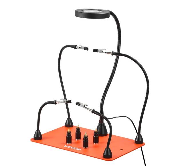 Magnetinė litavimo stotelė su LED lempa10