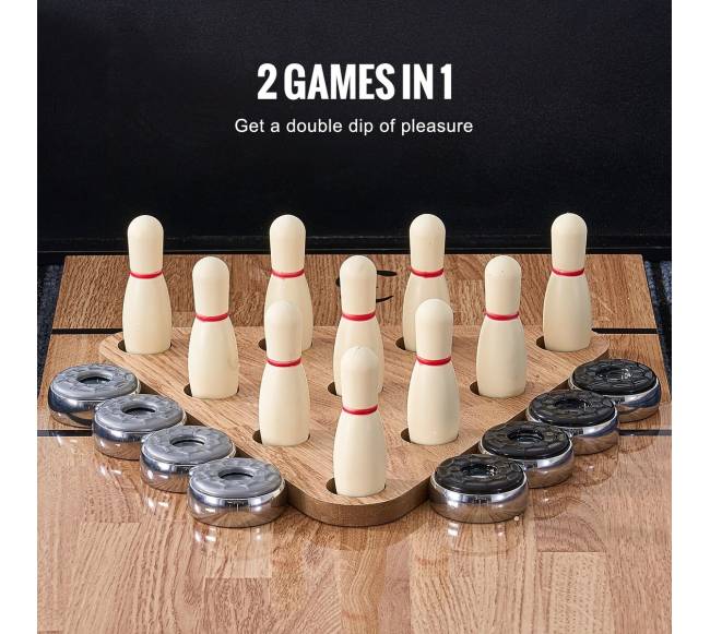 2-in-1 stalo ritulys ir boulingo žaidimas2